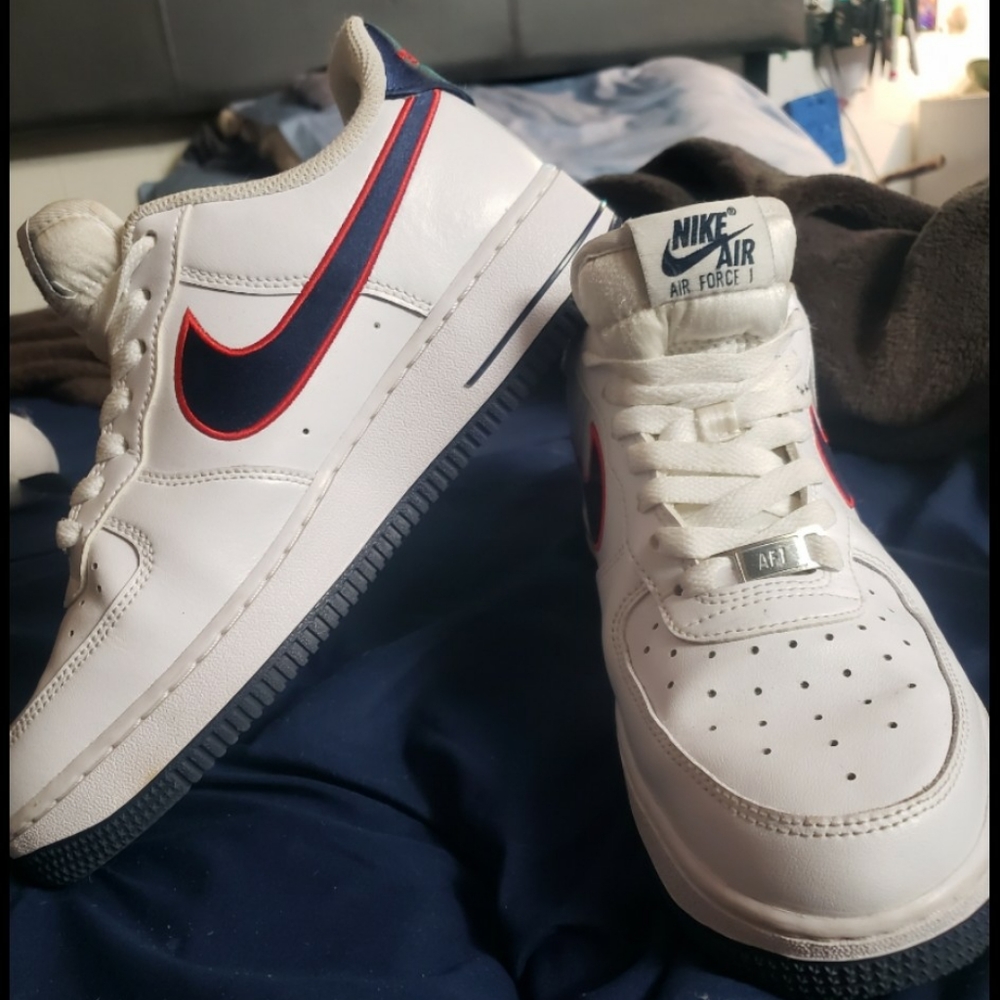 Size-8 Nike Air Force 1 "Houston Comets Four-Peat"